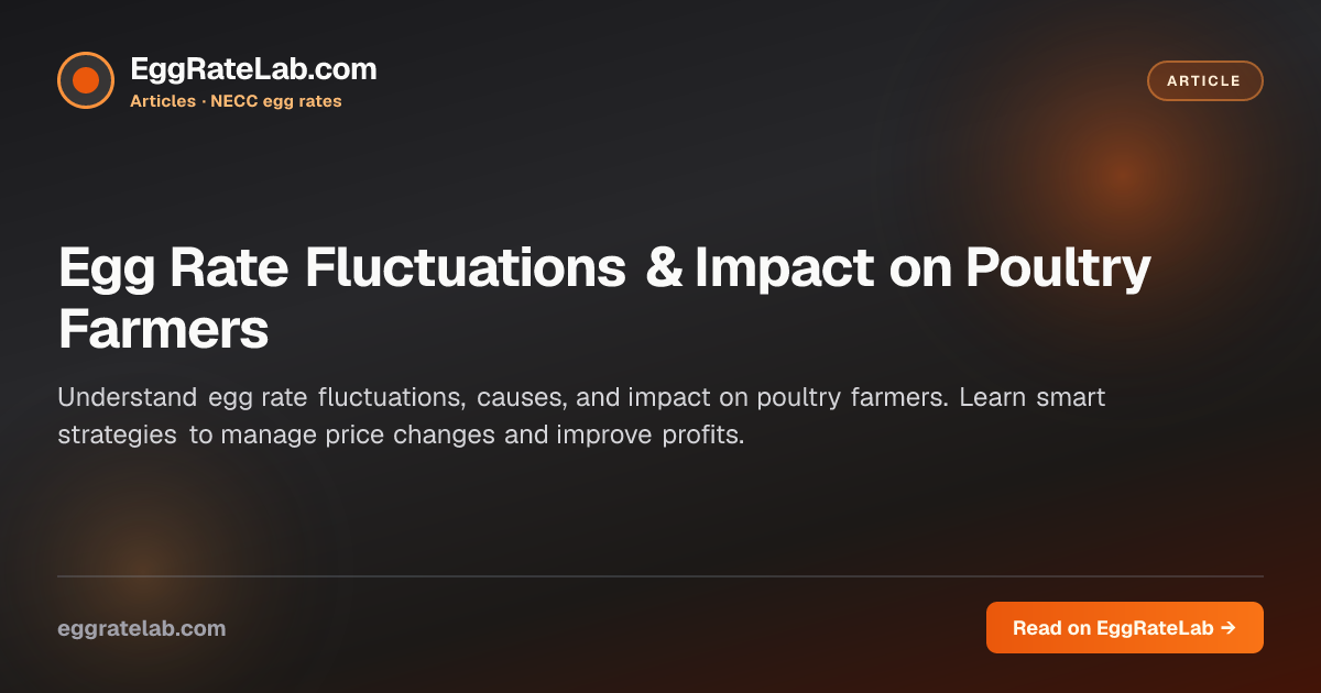  Egg Rate Fluctuations & Impact on Poultry Farmers
